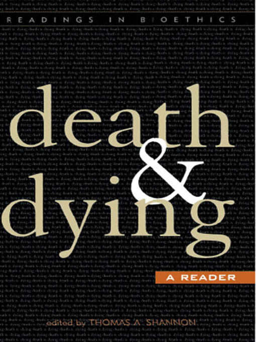 Cover image for Death and Dying